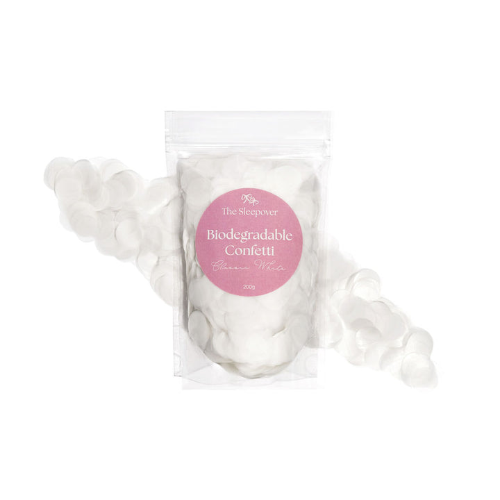 Biodegradable Confetti | Classic White