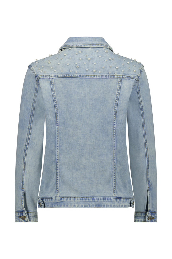 Bridal Pearl Denim Jacket