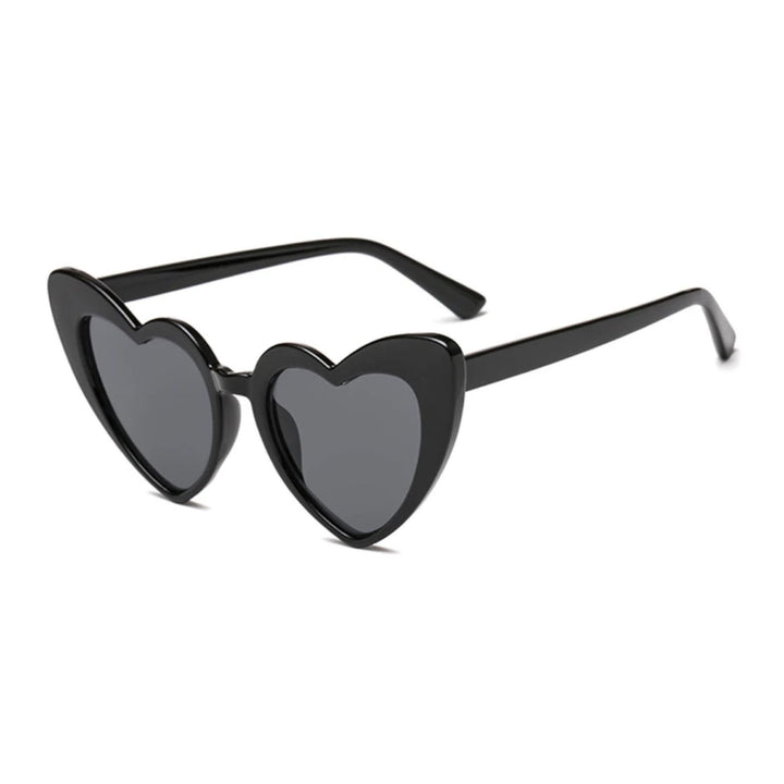 Love Heart Glasses - Black