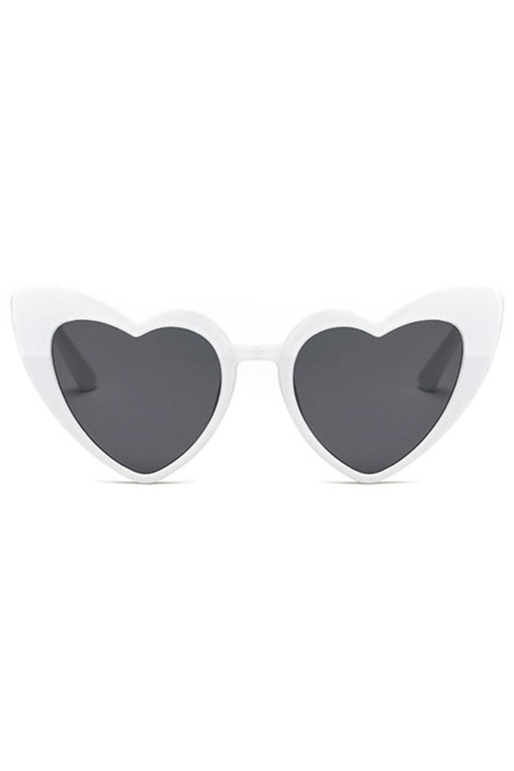 Love Heart Glasses - White