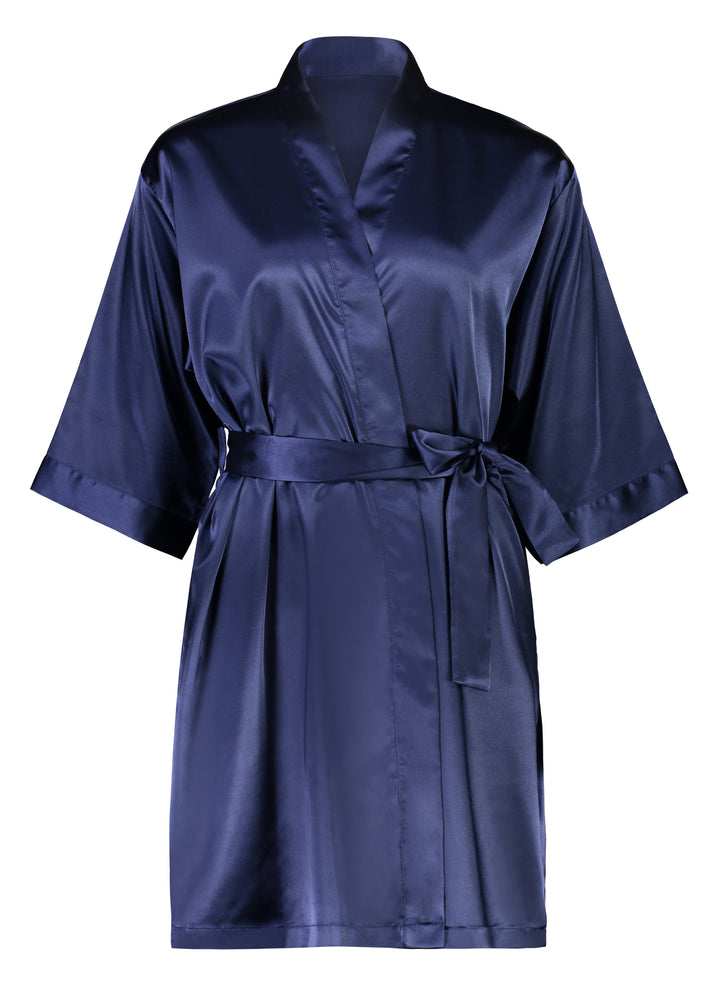 Alexa Mini Flower Girl Robe - Navy