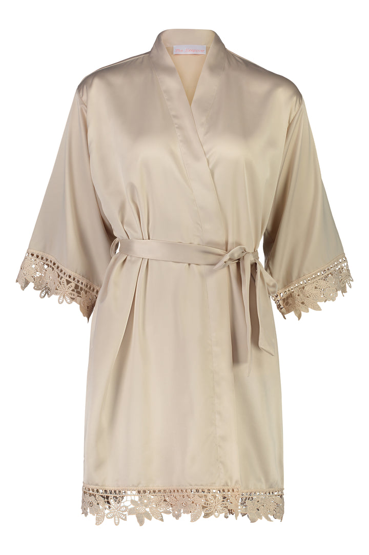 Misha Mini Flower Girl Robe - Champagne